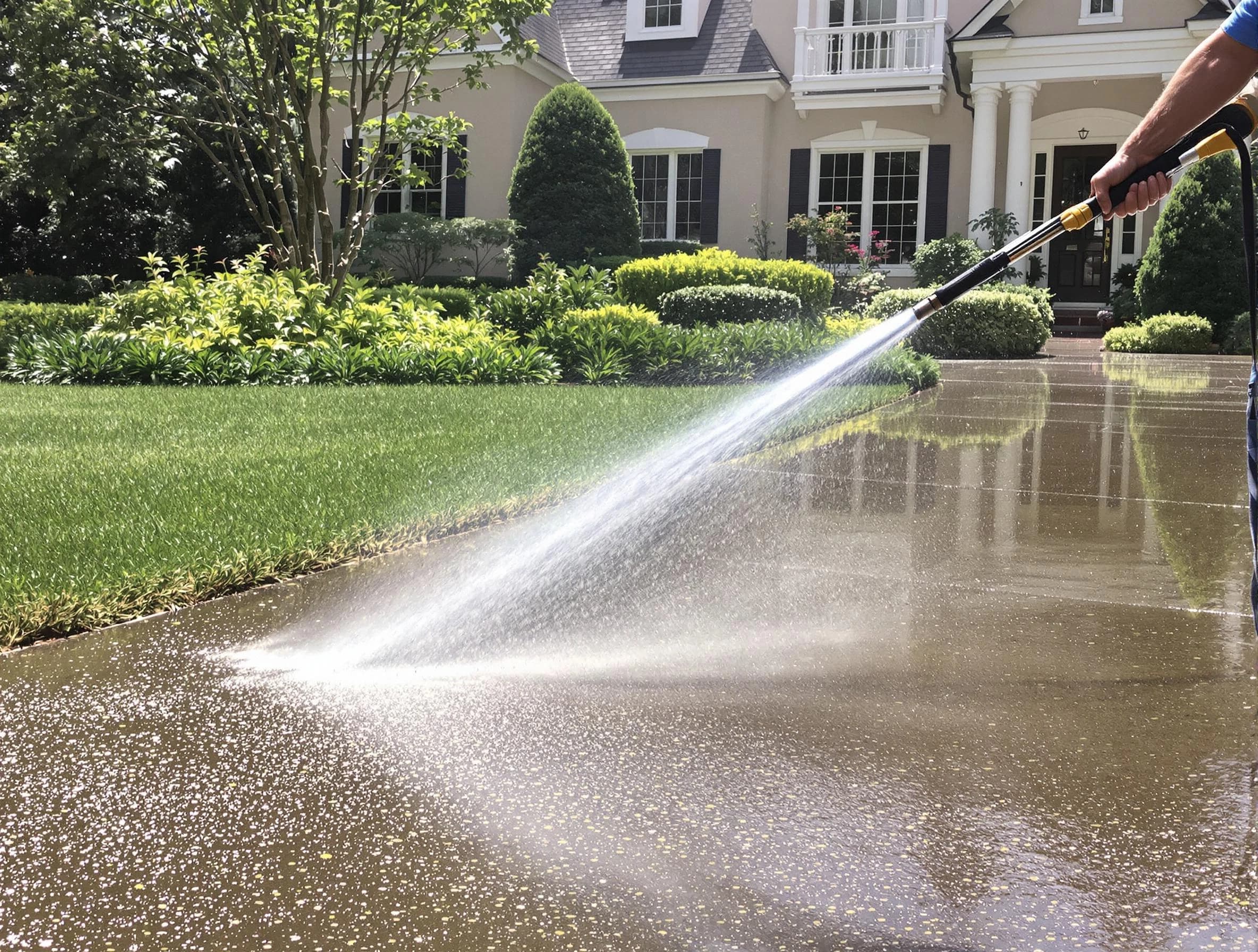 Bedford Power Washing professional delivering pressure washing service in Bedford